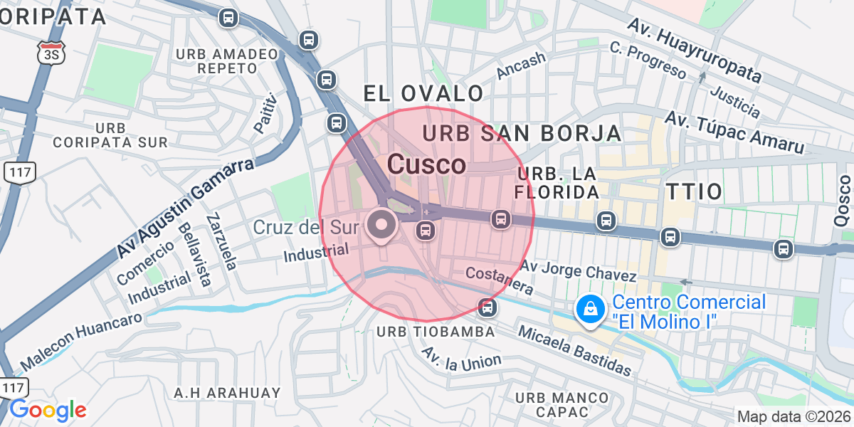 Zona aproximada de Lesli
