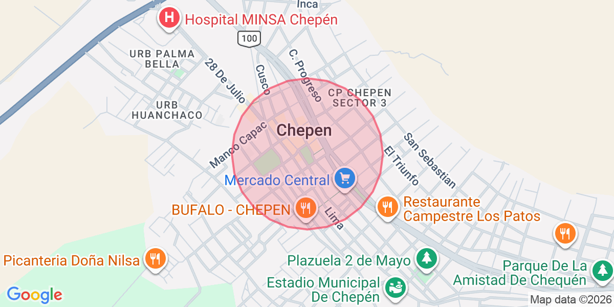 Zona aproximada de Mia