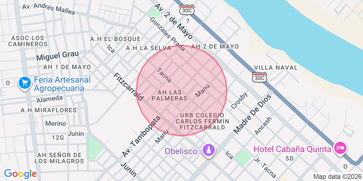 Zona aproximada de Cataleya 