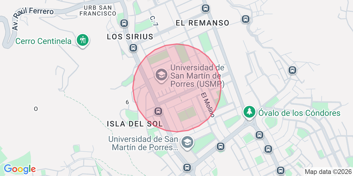 Zona aproximada de Fer