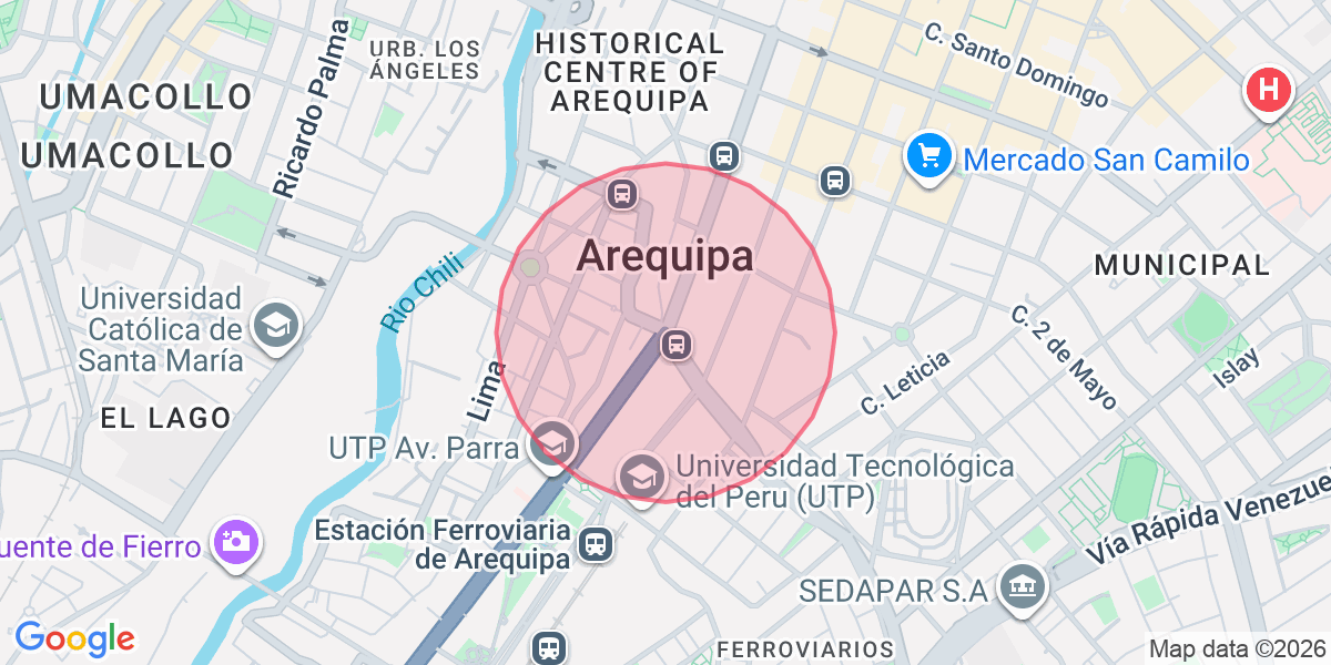 Zona aproximada de Lesli