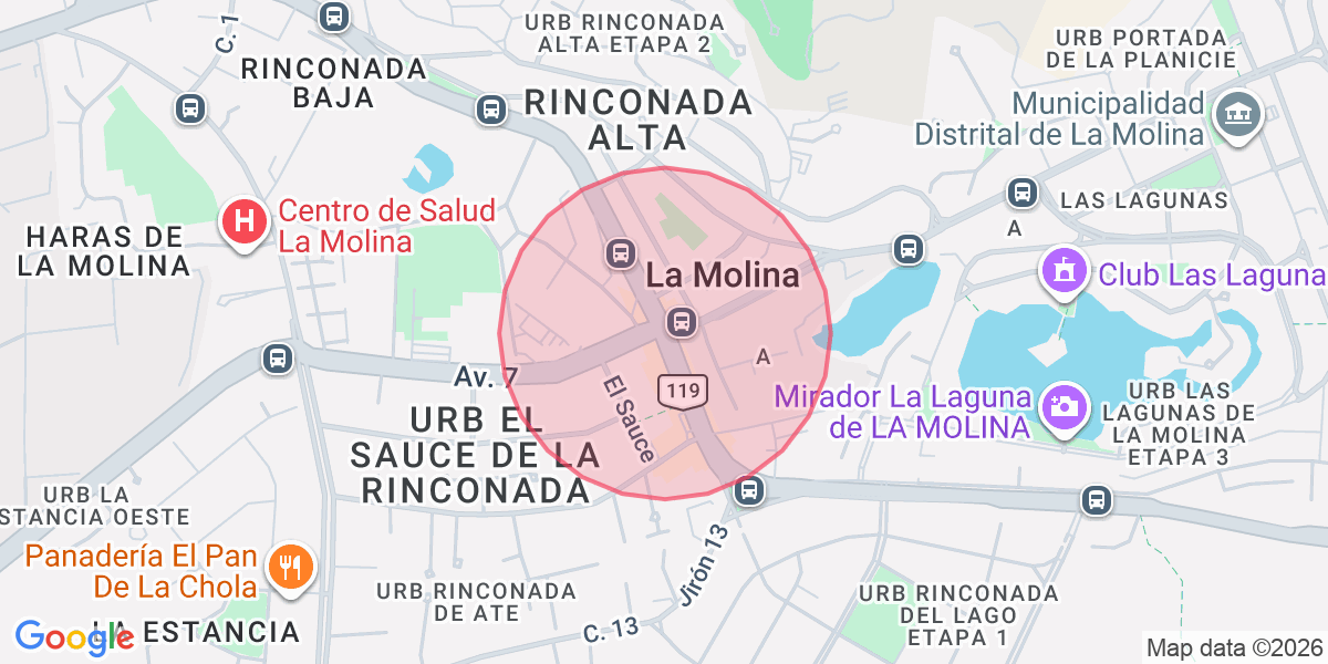 Zona aproximada de Blanquita 