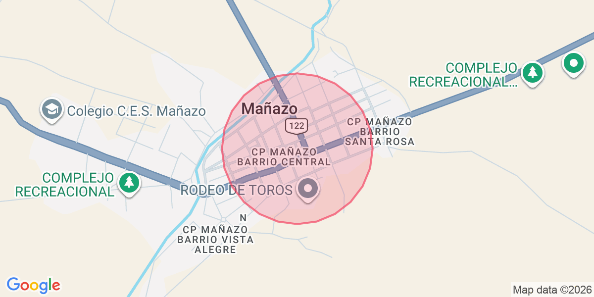Zona aproximada de Valeria 