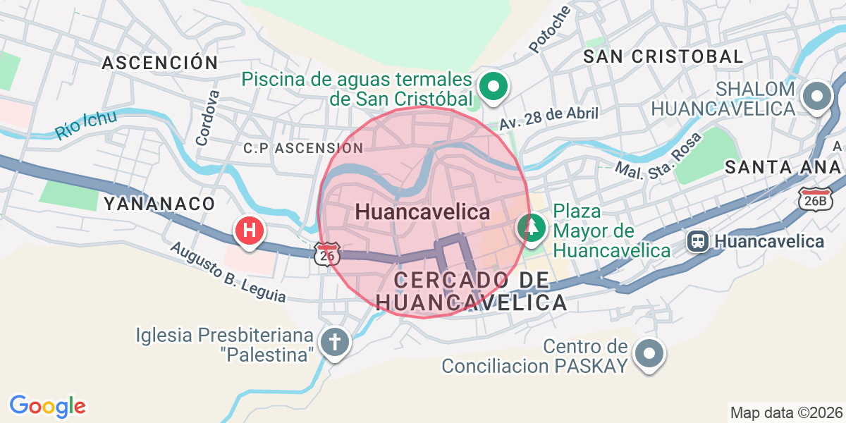 Zona aproximada de Lisi
