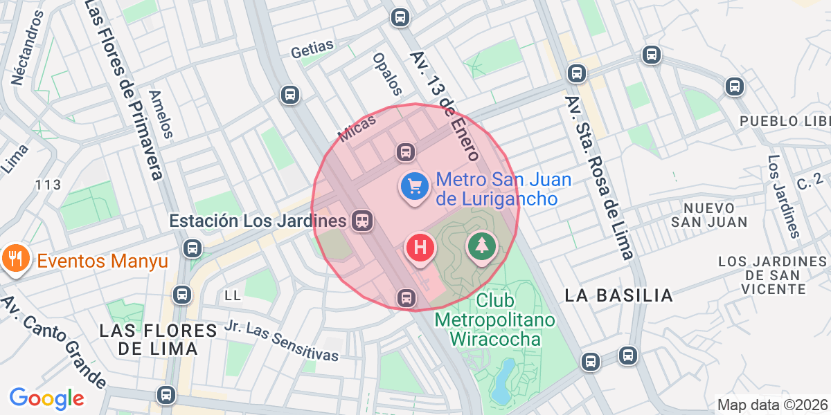 Zona aproximada de Devorad 