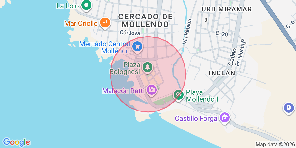 Zona aproximada de Amgy