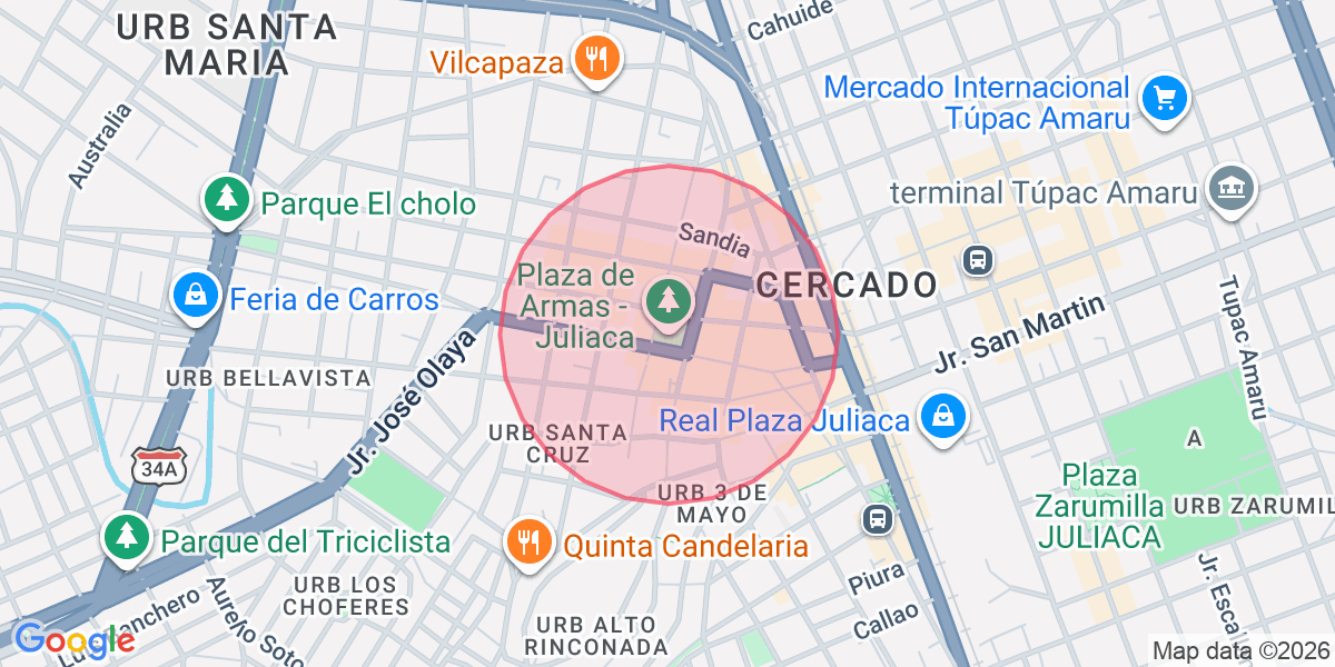 Zona aproximada de Amgy