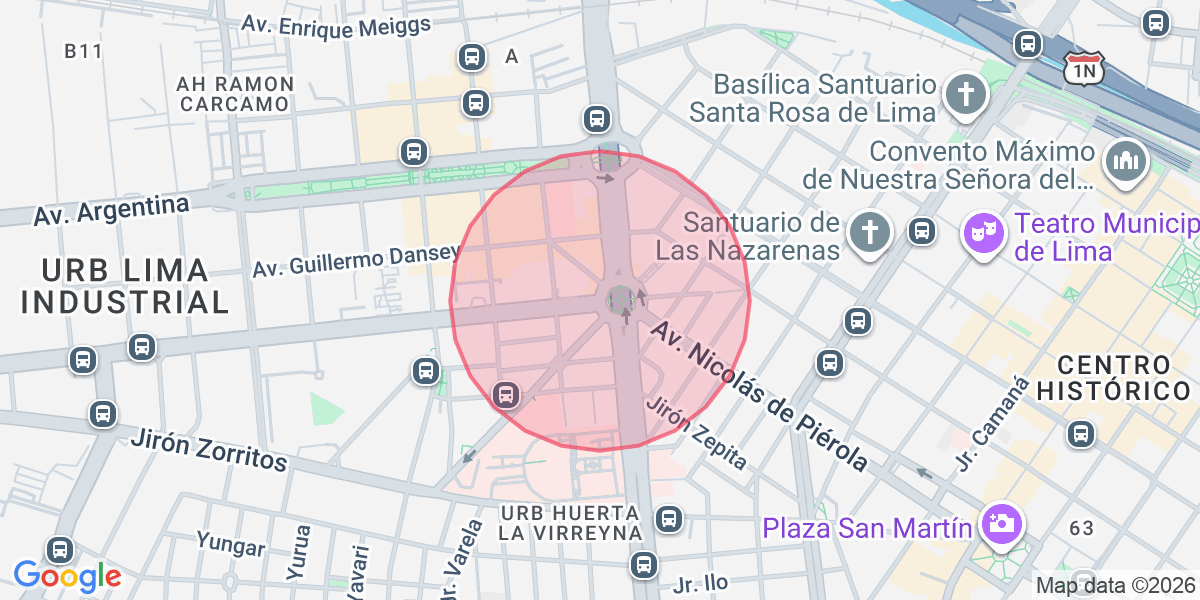 Zona aproximada de Pekyt
