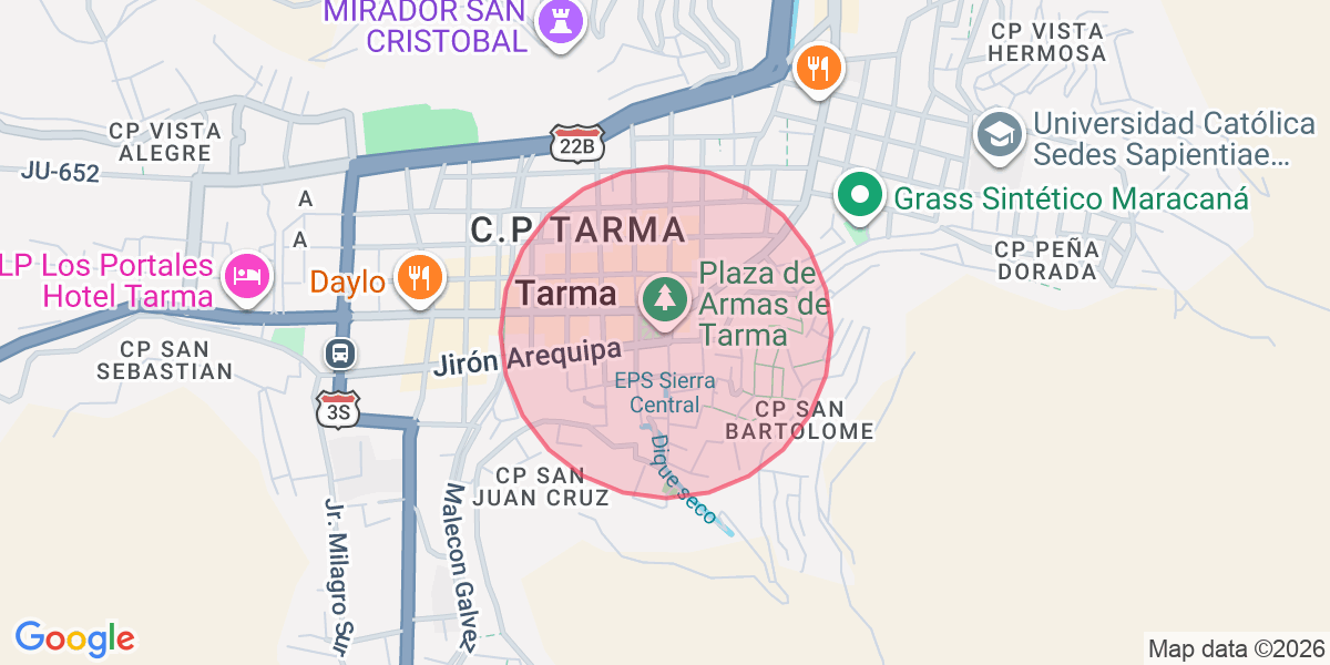 Zona aproximada de Celeste 