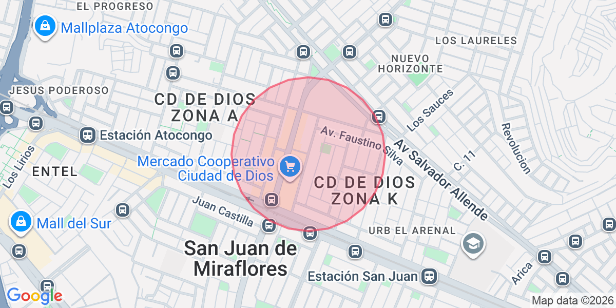 Zona aproximada de Jimena