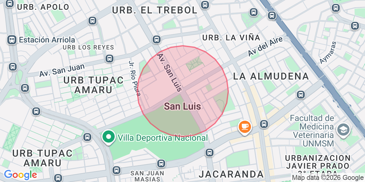 Zona aproximada de Kendra