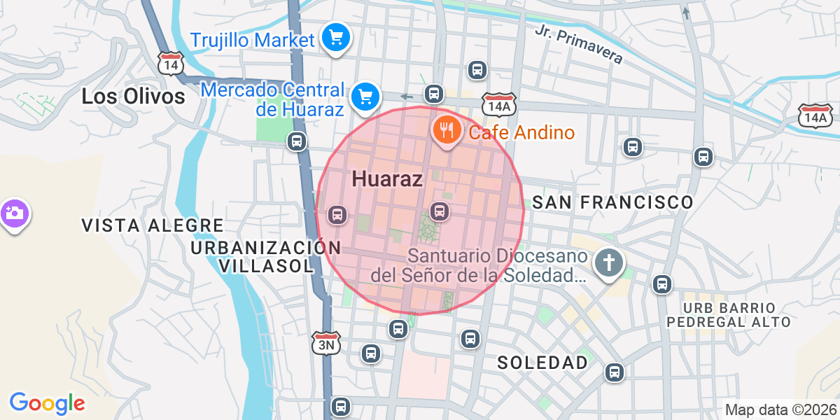 Zona aproximada de Estefanny