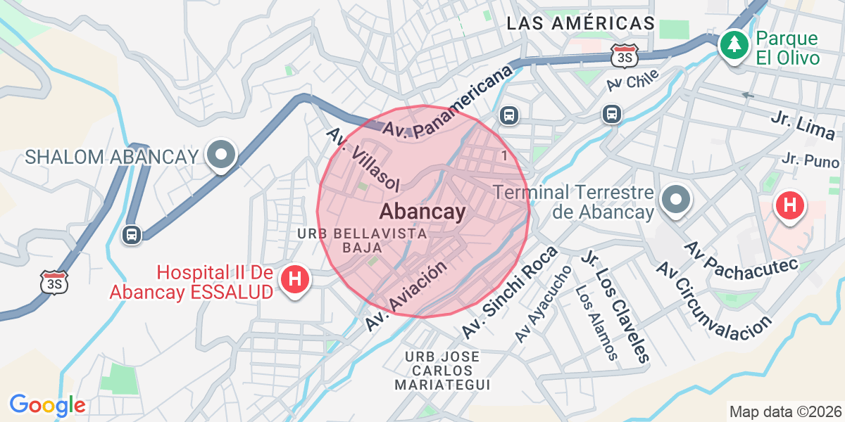 Zona aproximada de Estefanny