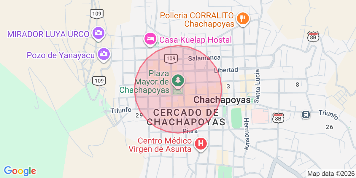 Zona aproximada de alexandra