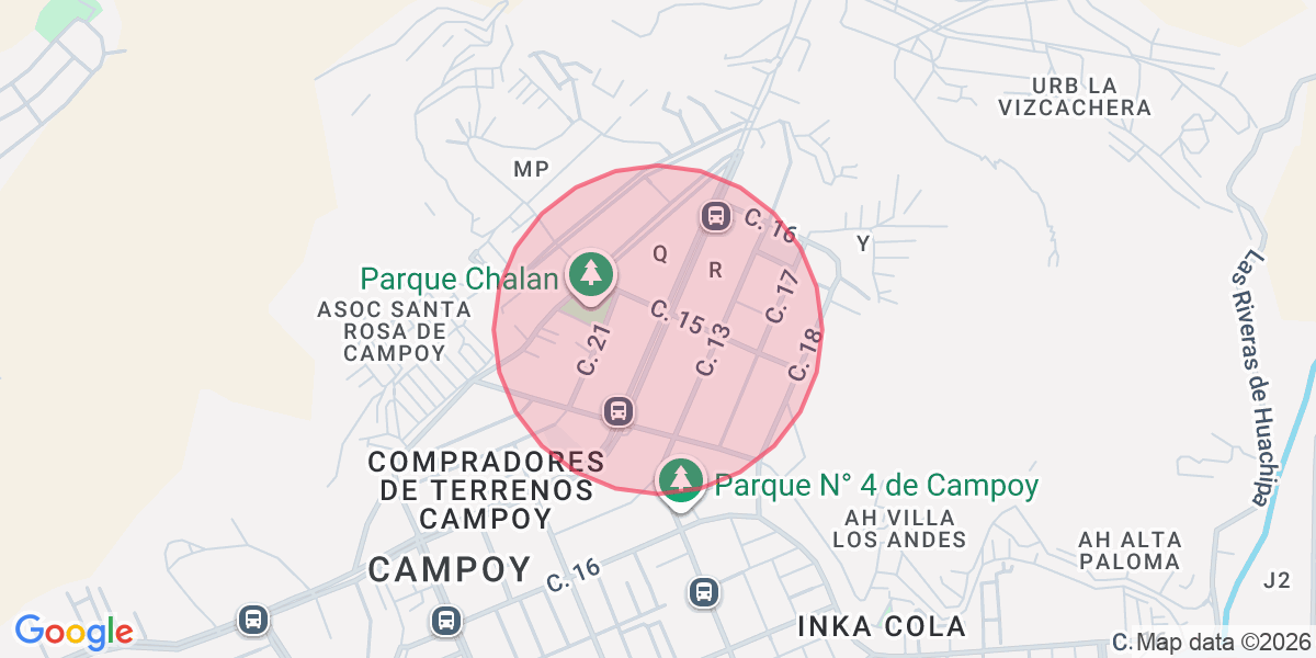 Zona aproximada de Dayana 