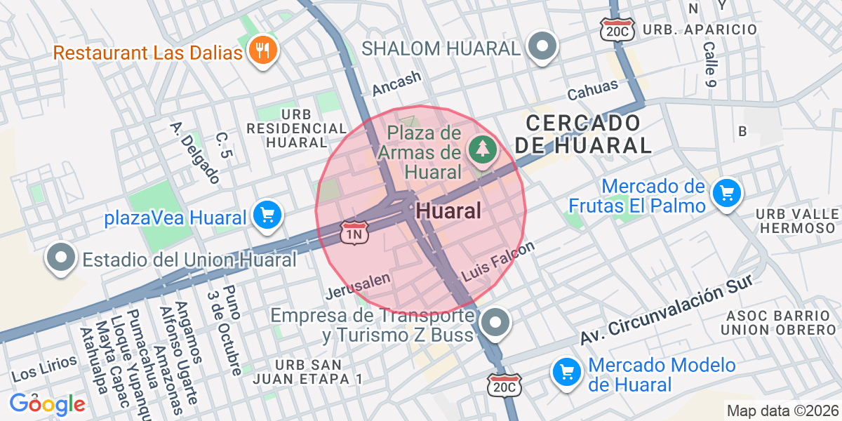 Zona aproximada de Milena 