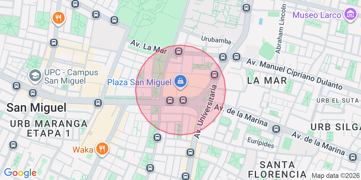 Zona aproximada de Yari